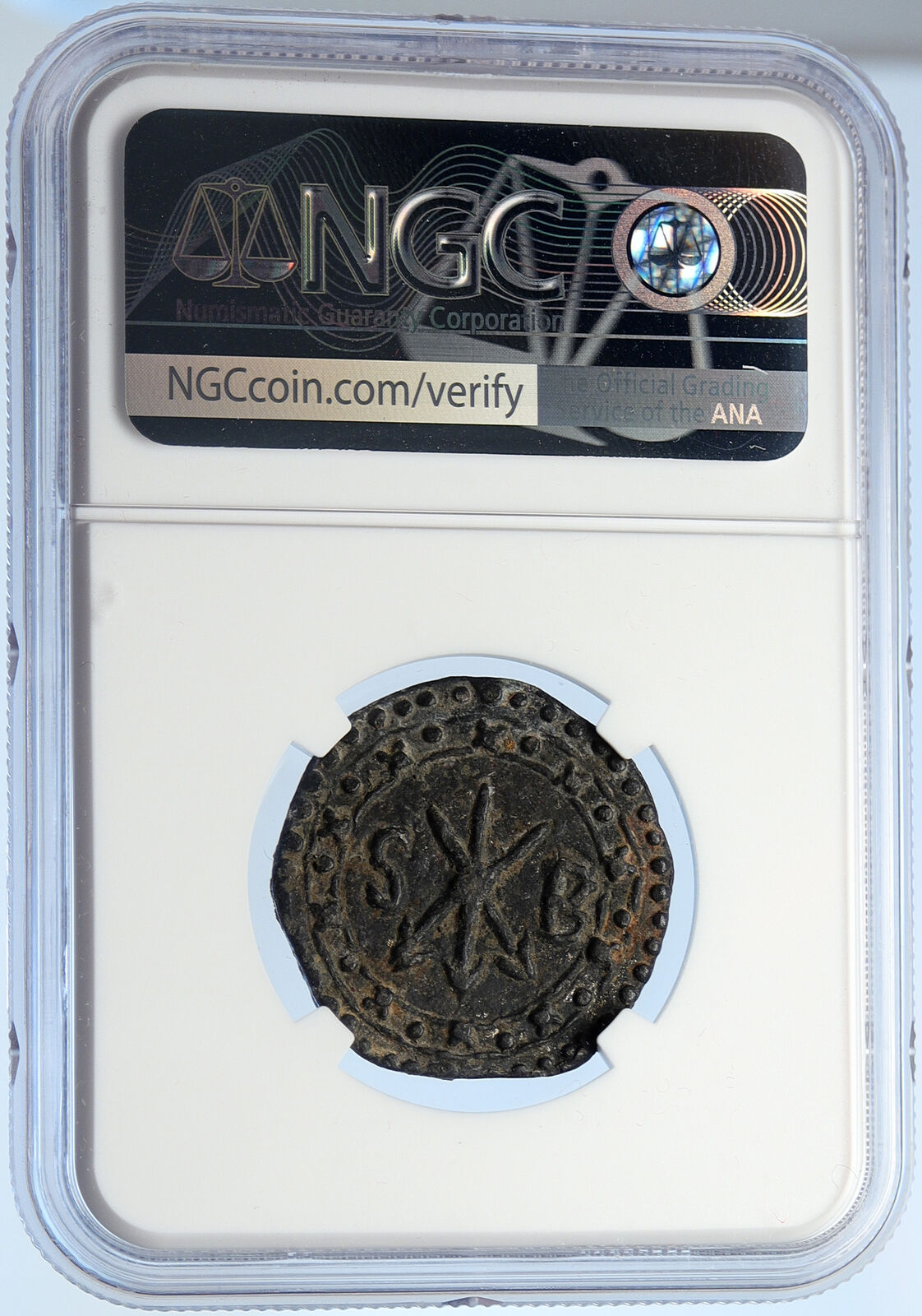 1557-78 INDIA PORTUGESE PORTUGAL King Sebastiao ANTIQUE Bastado Coin NGC i106053