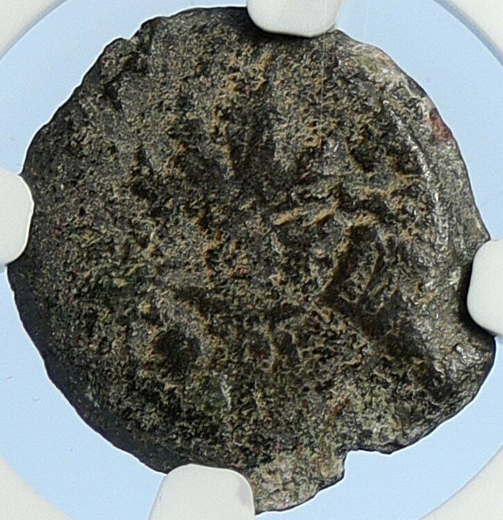 Authentic Ancient JEWISH WAR v ROMANS 67AD Historical JERUSALEM Coin NGC i106066