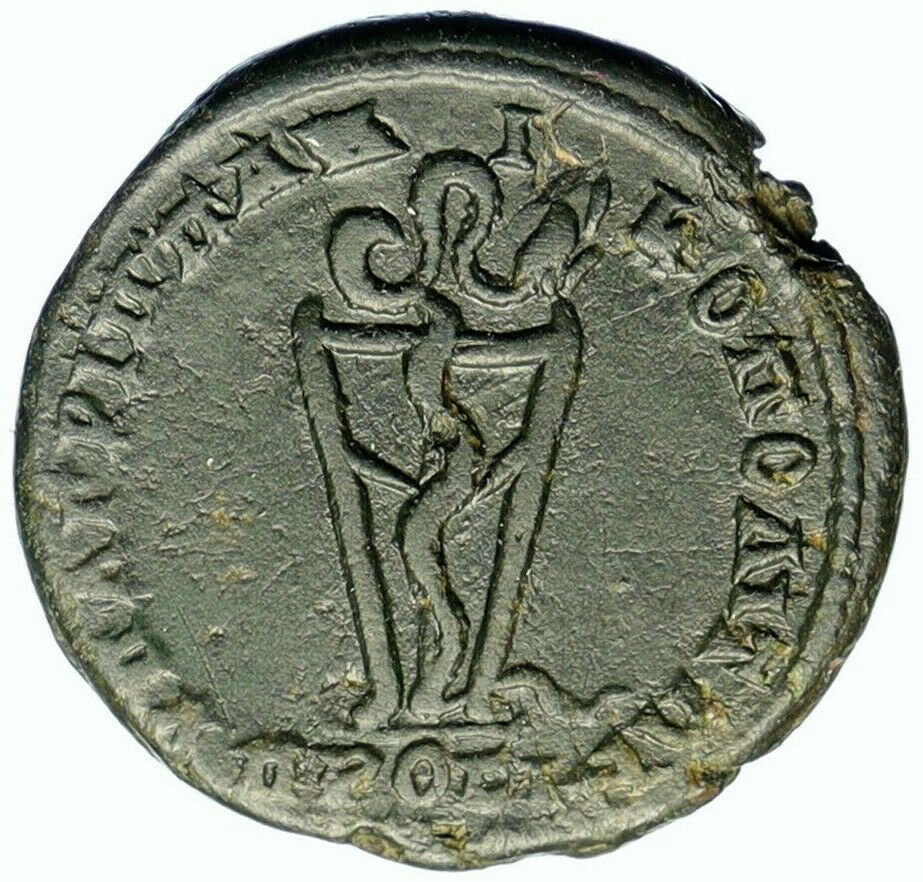 MACRINUS Nicopolis ad Istrum Legate Agrippa Serpent Tripod Roman Coin i105585