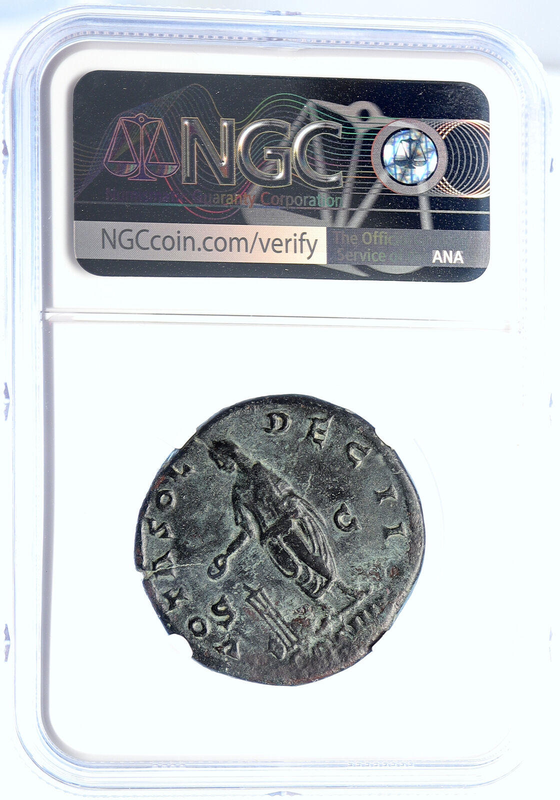 ANTONINUS PIUS Marcus Aurelius Father ROME Ancient Roman Coin ALTAR NGC i106610