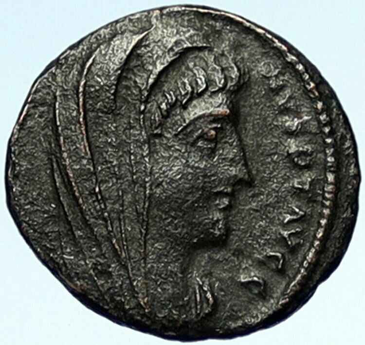 CONSTANTINE I the Great CHARIOT GOD HAND in HEAVEN Ancient Roman Coin i101030