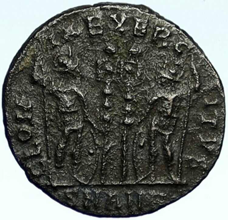 CONSTANTINE I the Great Authentic Ancient Roman Coin WAR LEGION SOLDIERS i101034