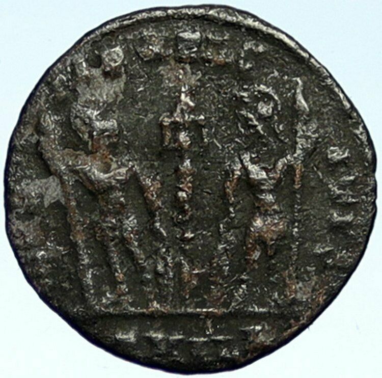 CONSTANTINE I the Great Authentic Ancient Roman Coin WAR LEGION SOLDIERS i101032