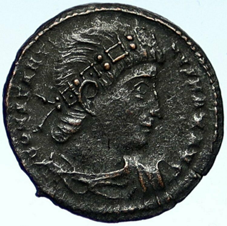 CONSTANTINE I the Great Authentic Ancient Roman Coin WAR LEGION SOLDIERS i101019