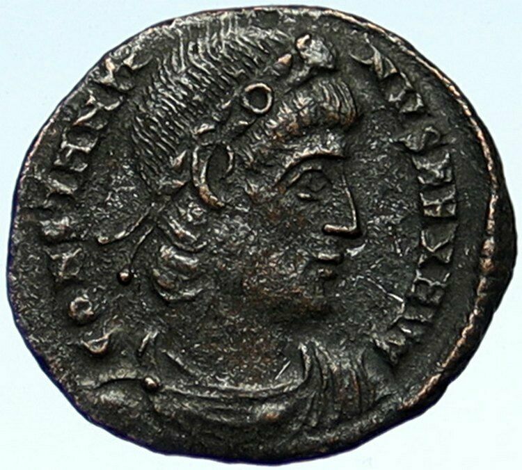 CONSTANTINE I the Great Authentic Ancient Roman Coin WAR LEGION SOLDIERS i101040