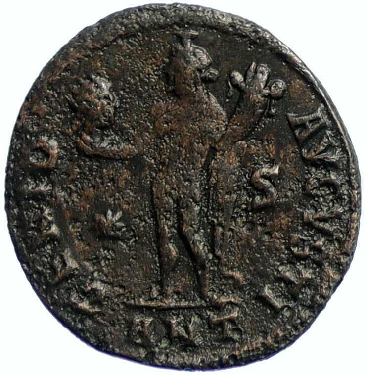 MAXIMINUS II DAIA Authentic Ancient 312AD Genuine OLD Roman Coin GENIUS i103687