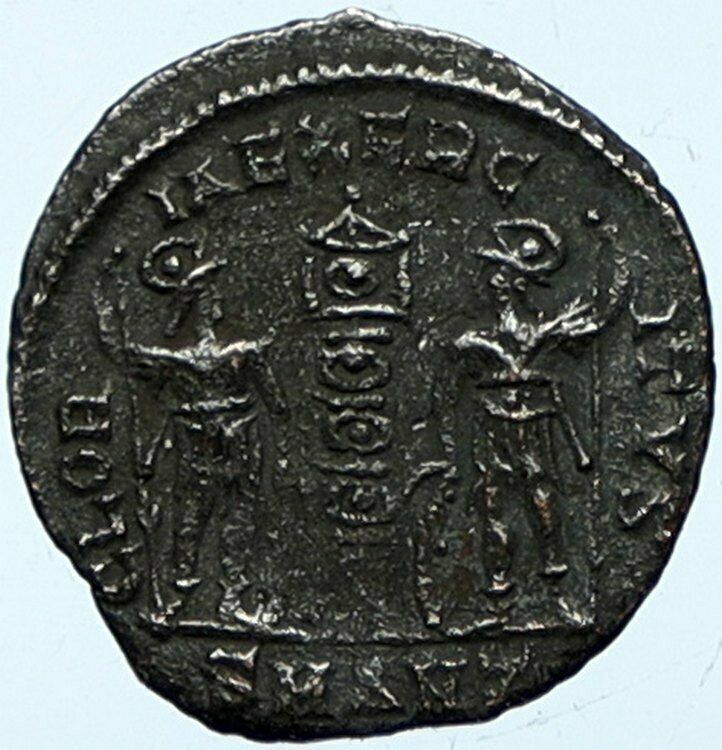 CONSTANTIUS II 337 AD Antioch Ancient Old Roman Coin WAR LEGION SOLDIERS i100372