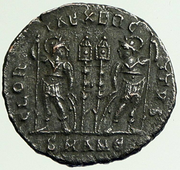 CONSTANTINE II son of the Great Ancient Roman Coin LEGION WAR SOLDIERS i105071