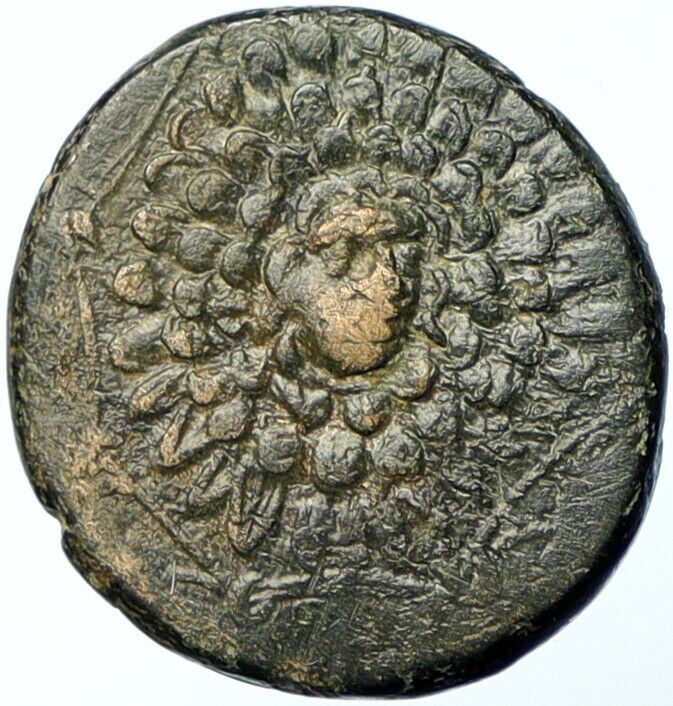 KABEIRA PONTUS 105BC Time of Mithradates VI Great GORGON NIKE Greek Coin i100608