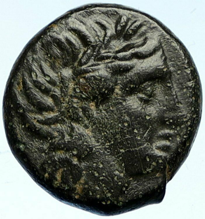 SELEUKOS I Nikator 300BC Authentic Ancient SELEUKID Greek Coin ATHENA i102692