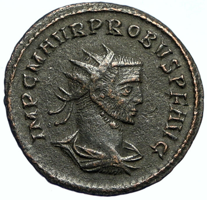 PROBUS w Jupiter Authentic Ancient Original 276AD Antioch Roman Coin i102812