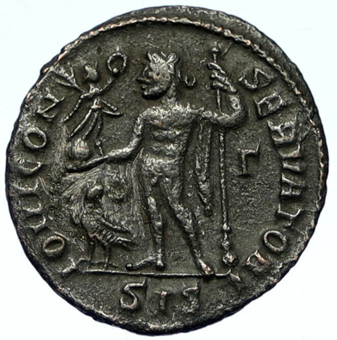 CONSTANTINE I the GREAT Authentic Ancient Roman Coin ZEUS GLOBAL VICTORY i102818