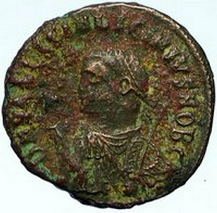 LICINIUS II Jr. 317AD Antioch Authentic Ancient Roman Coin JUPITER ZEUS i102834