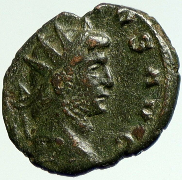 GALLIENUS Authentic Ancient 262AD Siscia Genuine OLD Roman Coin AEQUITAS i104251