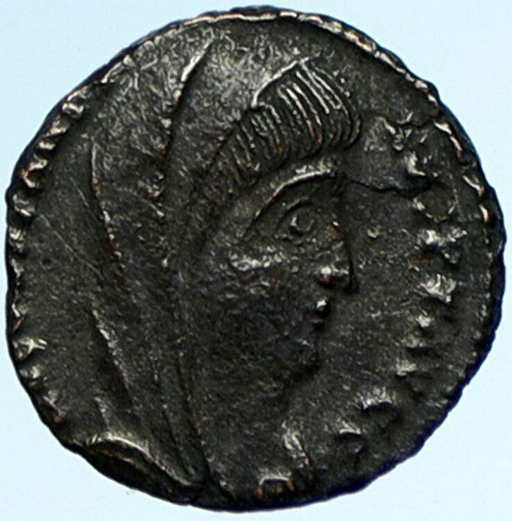 CONSTANTINE I the Great CHARIOT GOD HAND from HEAVEN Ancient Roman Coin i102649