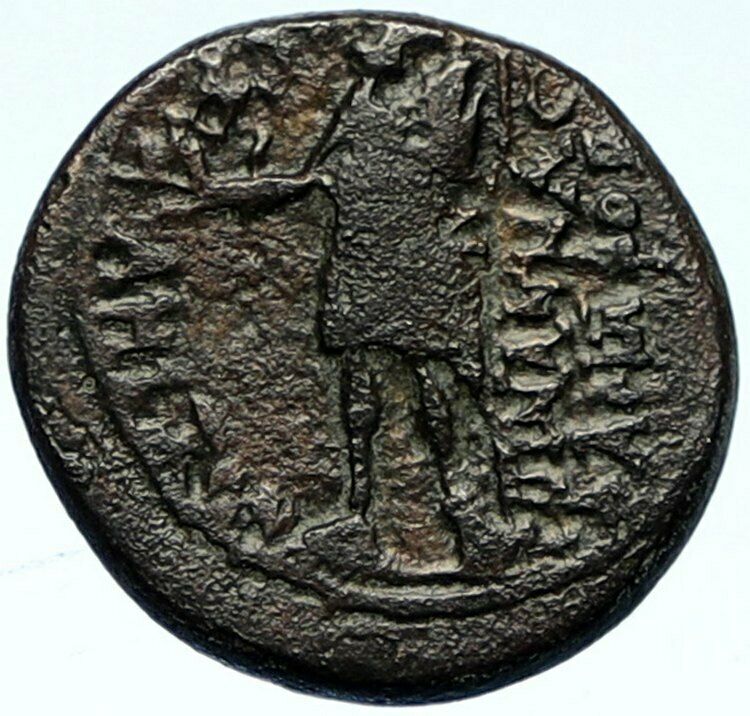 CALIGULA 37AD Aezanis in Phrygia Original Ancient Roman Coin ZEUS EAGLE i102710