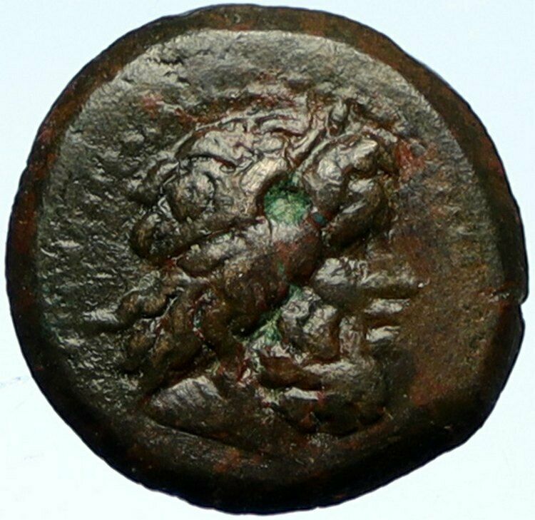 PTOLEMY II Philadelphos 261BC Eagle Zeus Alexandria Egypt OLD Greek Coin i102711