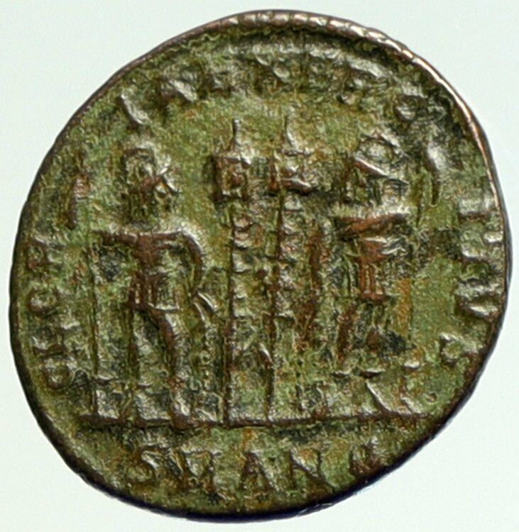 CONSTANTINE II son of the Great Ancient Roman Coin WAR LEGION SOLDIERS i104267