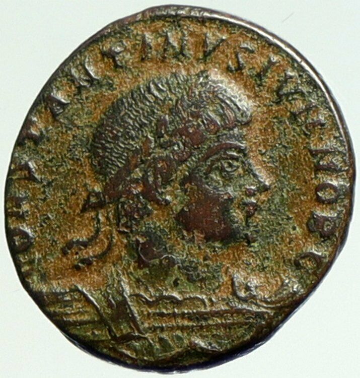 CONSTANTINE II son of the Great Ancient Roman Coin WAR LEGION SOLDIERS i104267