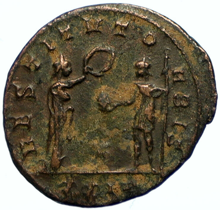 PROBUS Authentic Ancient Original OLD Genuine Roman Coin PRESENTED GLOBE i102666