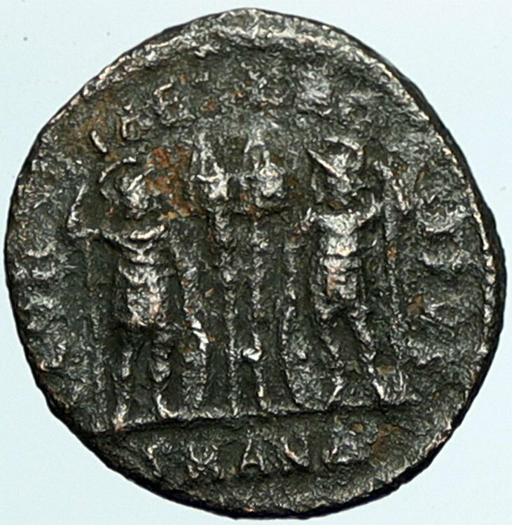 CONSTANTINE I the Great Authentic Ancient Roman Coin WAR LEGION SOLDIERS i101659