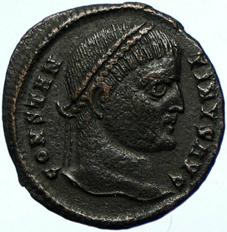 CONSTANTINE I the GREAT Authentic Ancient Roman Coin LEGION CAMP GATE i102668