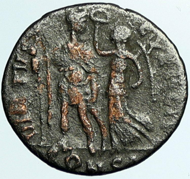 ARCADIUS with Victory 395AD Constantinople Authentic Ancient Roman Coin i101661