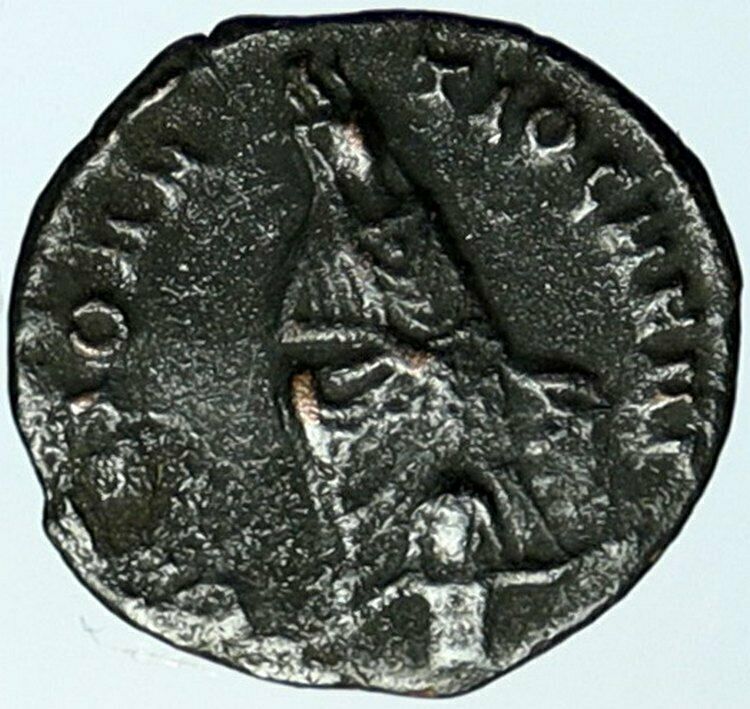 MAXIMINUS II DAIA Ancient 310AD Roman Coin APOLLO Christian Persecution i101651