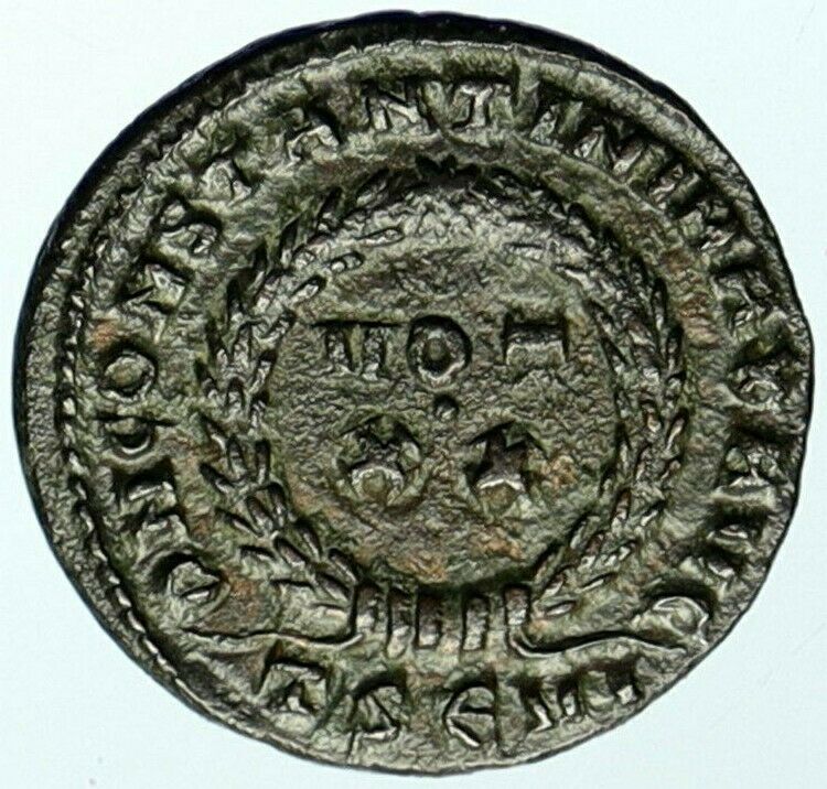 CONSTANTINE I the Great Authentic Ancient THESSALONICA Roman Coin VOT XX i103342