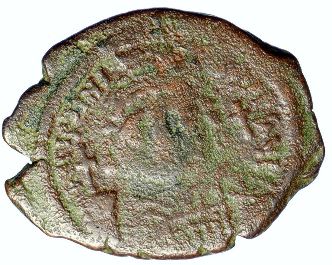 JUSTINIAN I the GREAT Ancient OLD Constantinople LARGE K Byzantine Coin i101968