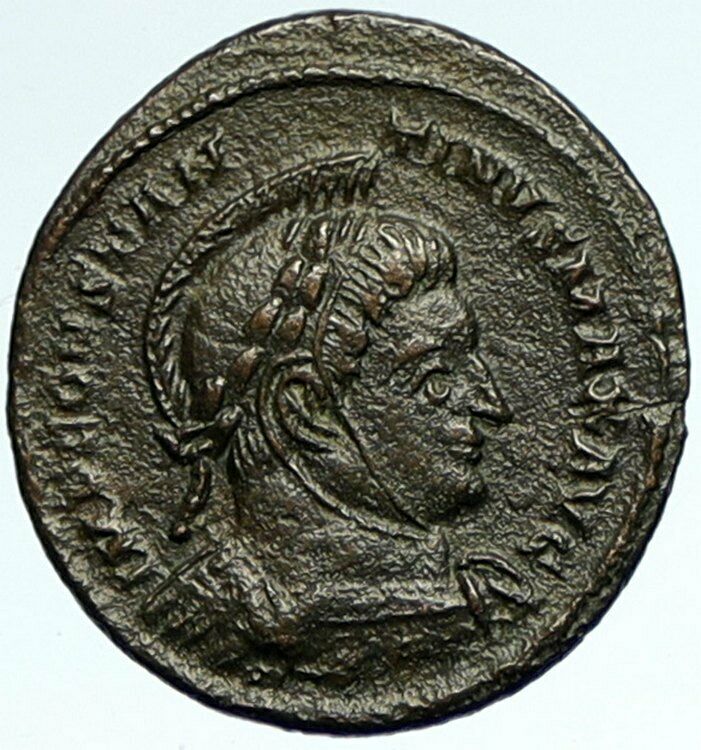 CONSTANTINE I the Great Christian Saint Roman Coin VICTORY ANGELS ALTAR i103338