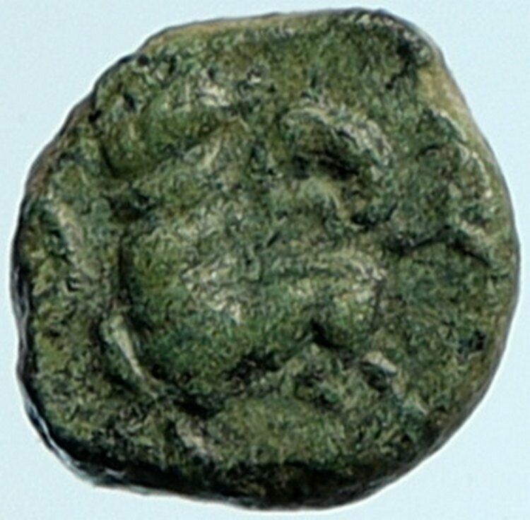 LAMPSAKOS in MYSIA 3-200 BC Ancient Greek Coin CORINTHIAN HELMET PEGASUS i104407