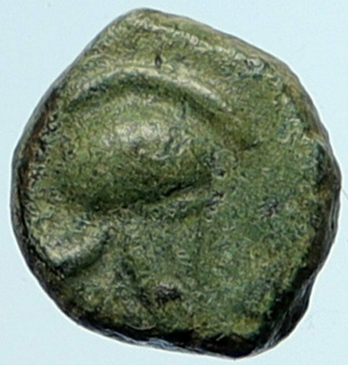 LAMPSAKOS in MYSIA 3-200 BC Ancient Greek Coin CORINTHIAN HELMET PEGASUS i104407