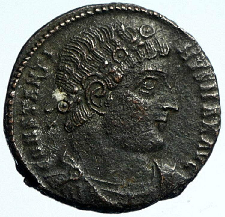 CONSTANTINE I the Great Authentic Ancient Roman Coin LEGION WAR SOLDIERS i104486