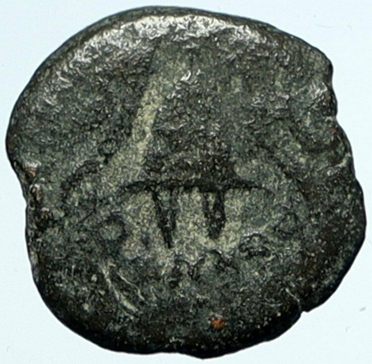 HEROD ARCHELAUS Biblical JERUSALEM Jewish OLD Ancient Greek Coin GRAPES i104473