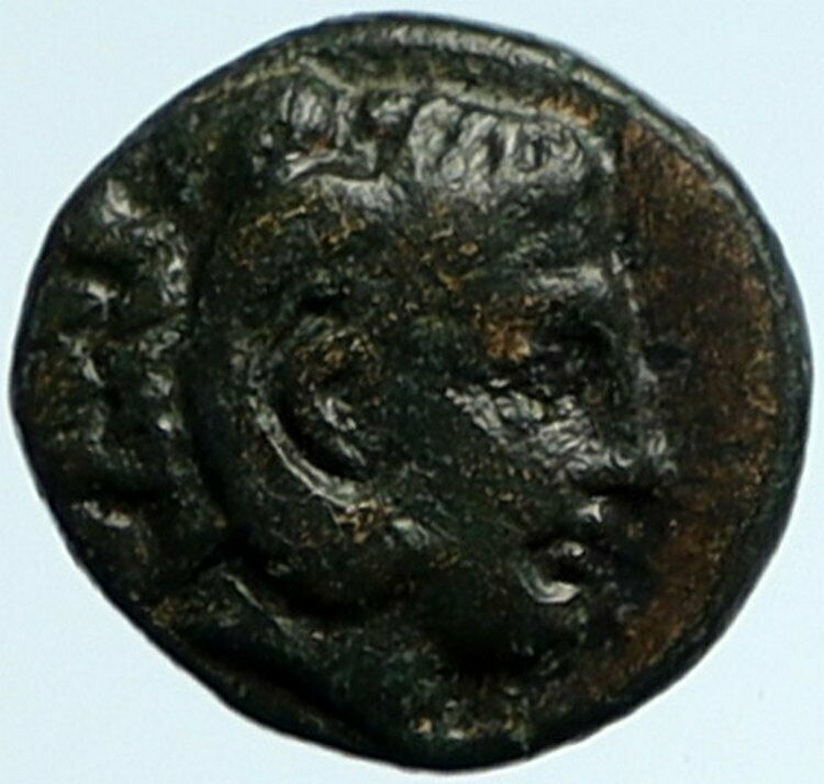 PHILIPPI in MACEDONIA 356BC Hercules Tripod Authentic Ancient Greek Coin i104406