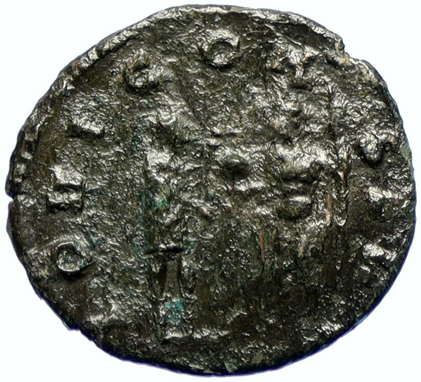 AURELIAN Authentic Ancient 270AD Genuine OLD Roman Coin GLOBE of ZEUS i103729