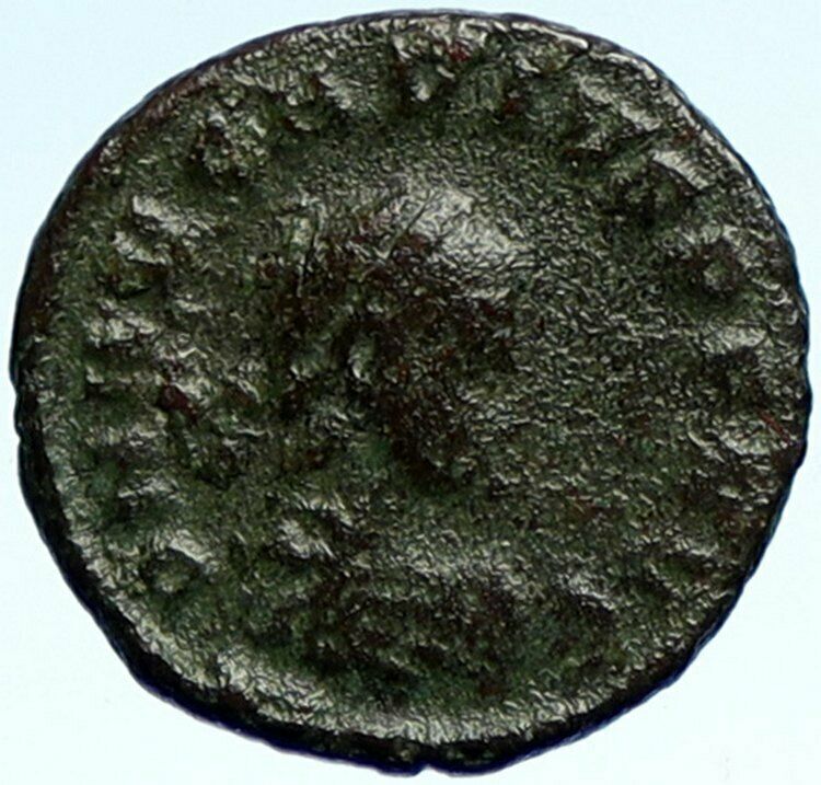 ARCADIUS Authentic Ancient Genuine 383AD Roman Coin of Antioch w WREATH i103721