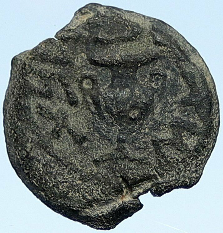 Authentic Ancient JEWISH WAR v ROMANS Yr 2 Historical Old JERUSALEM Coin i107118