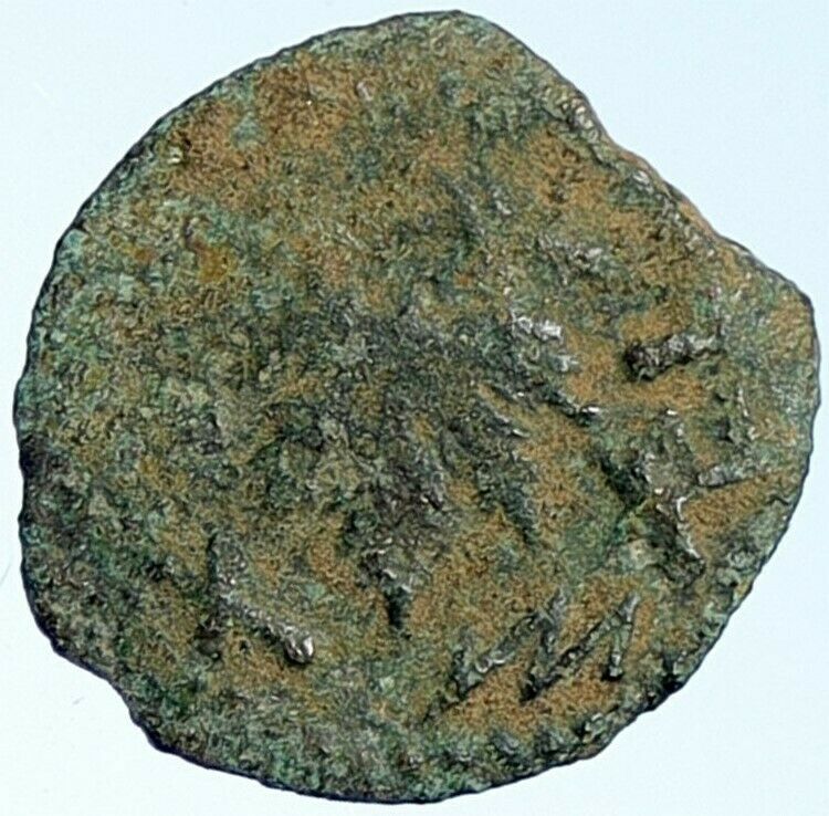 Authentic Ancient JEWISH WAR v ROMANS Yr 2 Historical Old JERUSALEM Coin i107112