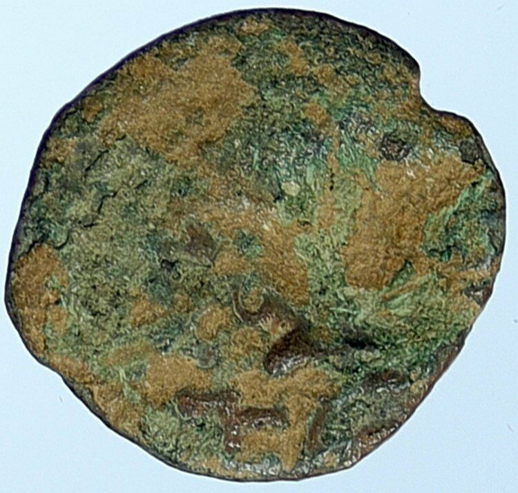 Authentic Ancient JEWISH WAR v ROMANS Yr 2 Historical Old JERUSALEM Coin i107079