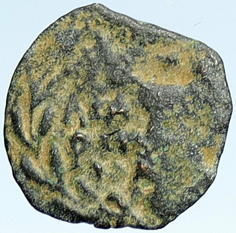 CLAUDIUS & AGRIPPINA Jr Ancient Roman OLD Jerusalem ANTONIUS FELIX Coin i107331