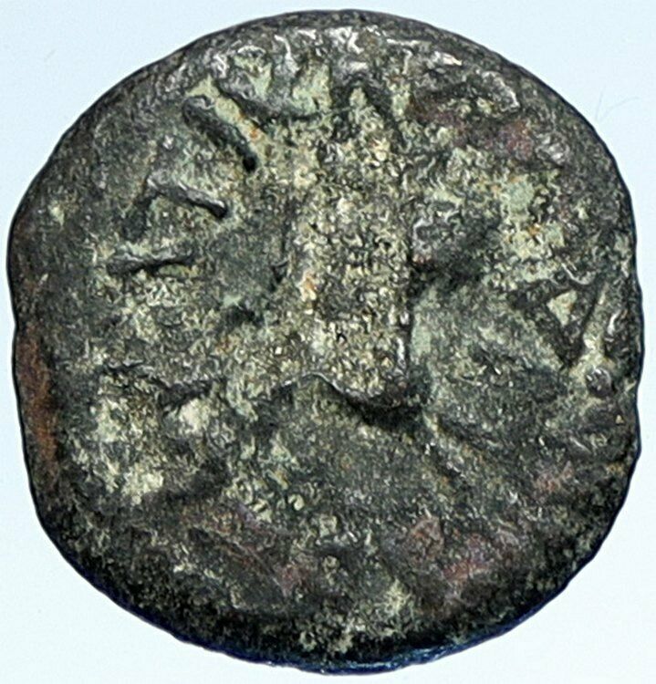 CLAUDIUS & AGRIPPINA Jr Ancient Roman OLD Jerusalem ANTONIUS FELIX Coin i107328