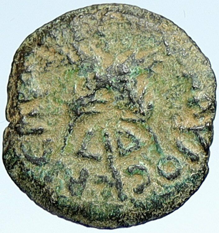 CLAUDIUS & AGRIPPINA Jr Ancient Roman OLD Jerusalem ANTONIUS FELIX Coin i107329