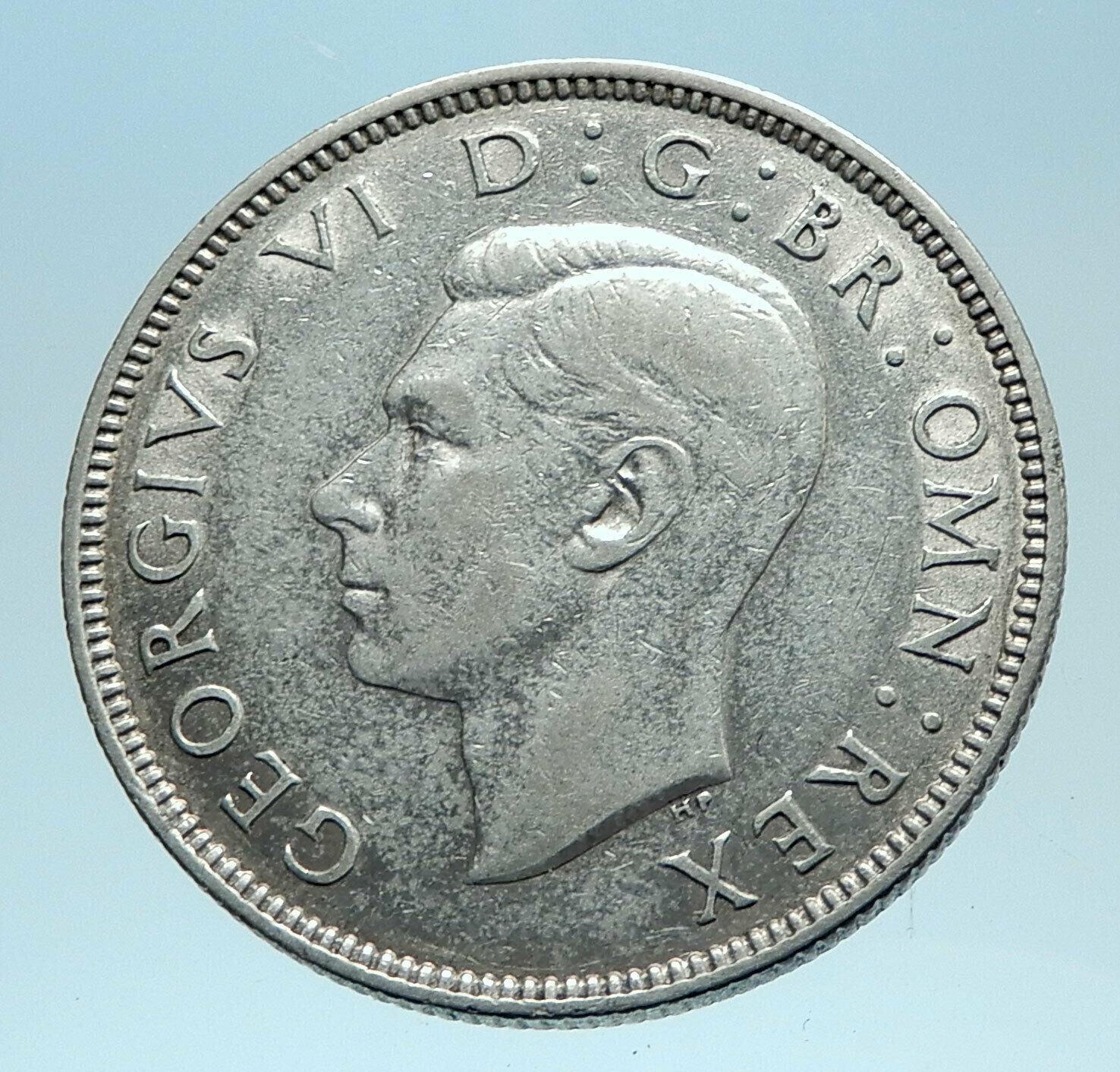 1940 United Kingdom Great Britain GEORGE VI Silver Florin 2Shillings Coin i78223