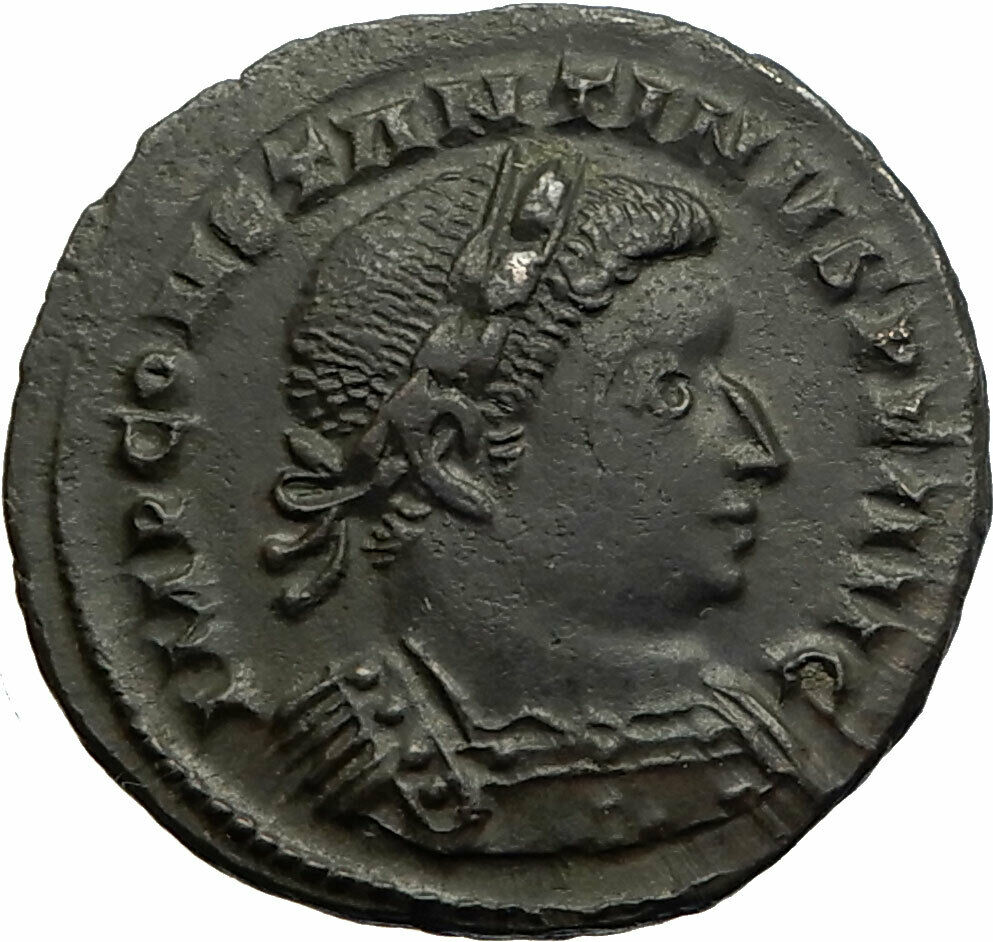 CONSTANTINE I the GREAT Original Authentic Ancient 310AD Roman Coin w SOL i77169