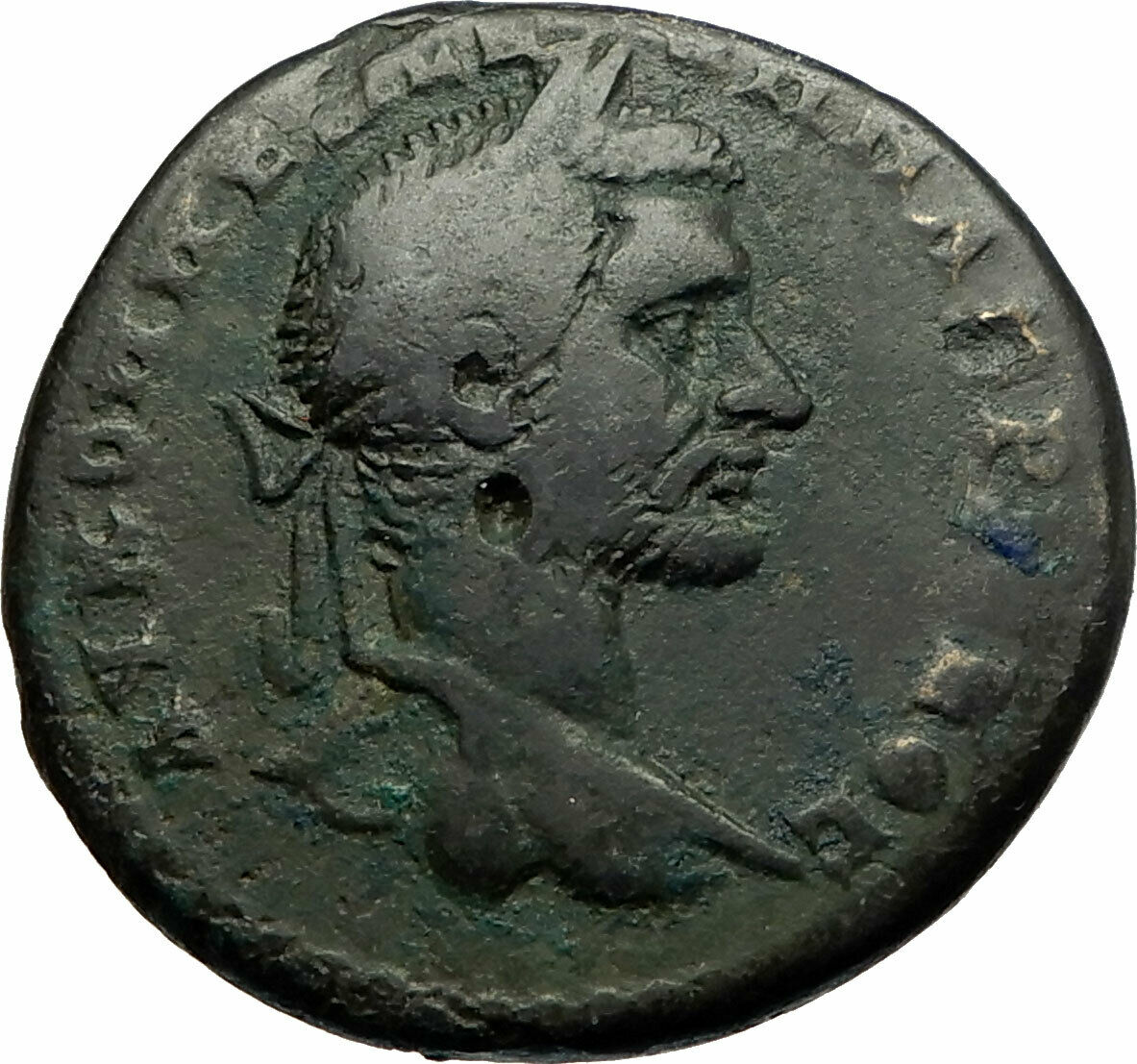 MACRINUS Authentic Ancient 217AD Nicopolis ad Istrum Roman Coin w APOLLO i77161