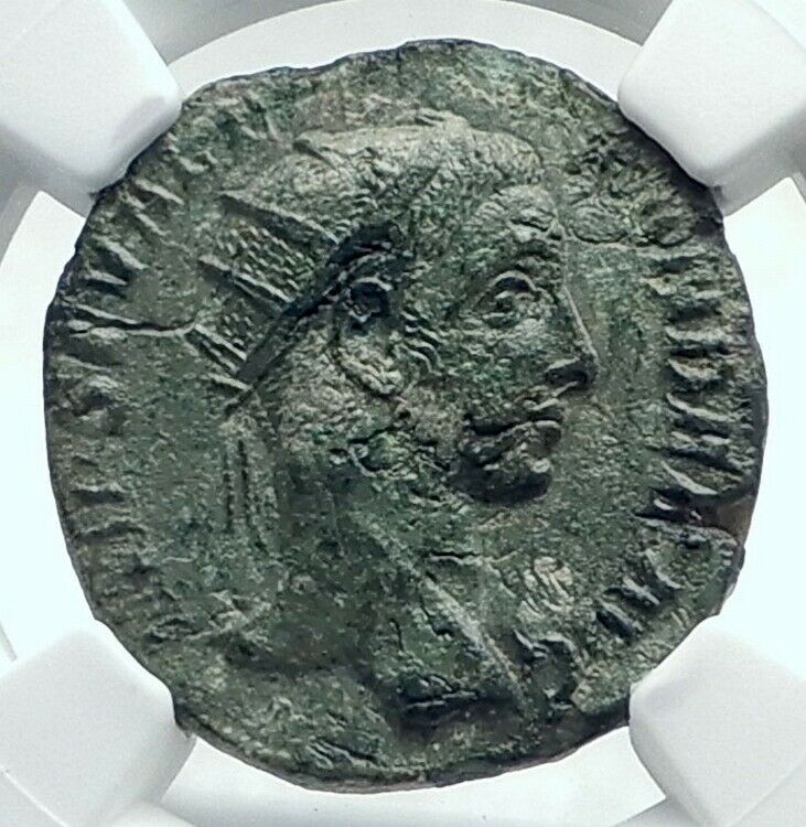 SEVERUS ALEXANDER Authentic Ancient 228AD Rome Dupondius Roman Coin NGC i78677