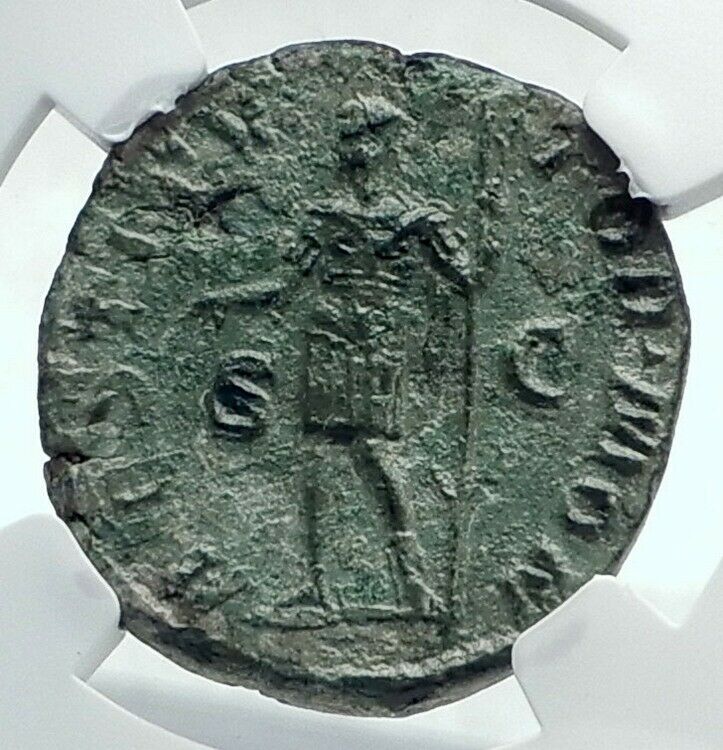 SEVERUS ALEXANDER Authentic Ancient 228AD Rome Dupondius Roman Coin NGC i78677