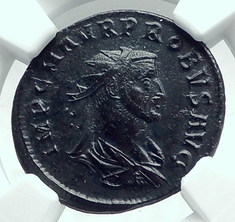 PROBUS Authentic Ancient 277AD Cyzicus Original Roman Coin VICTORY NGC i78632